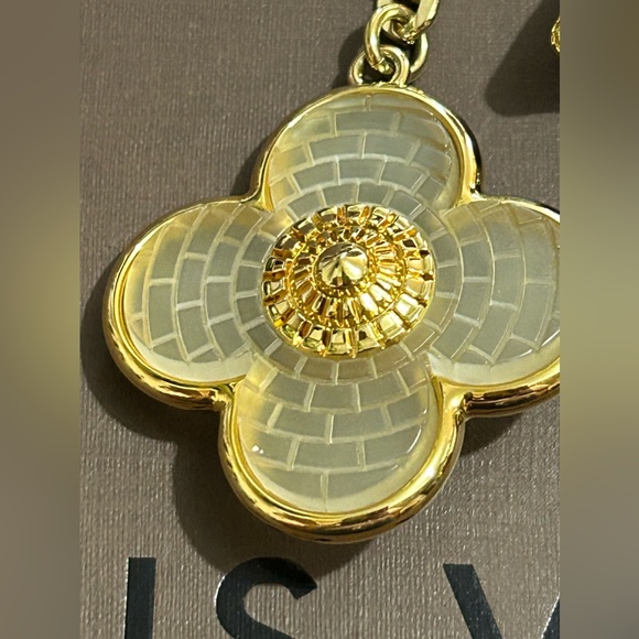 Authentic Louis Vuitton bag charm in blue & white LV flower pattern. Mint. - Picture 4 of 8